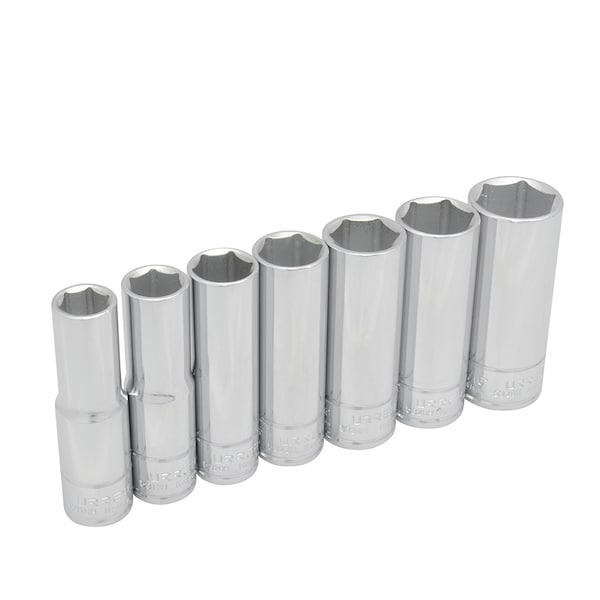 1/2" drive 6-point deep socket set 7PC